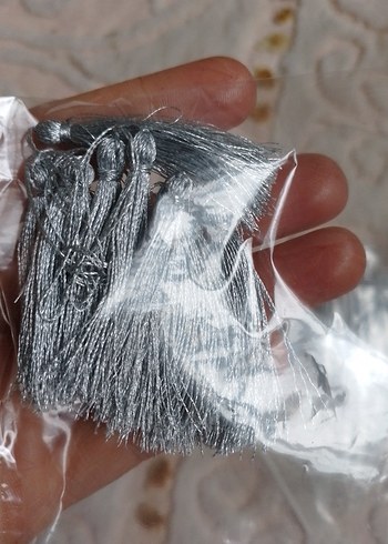 Mavi Bohem Püsküller - Görsel 12