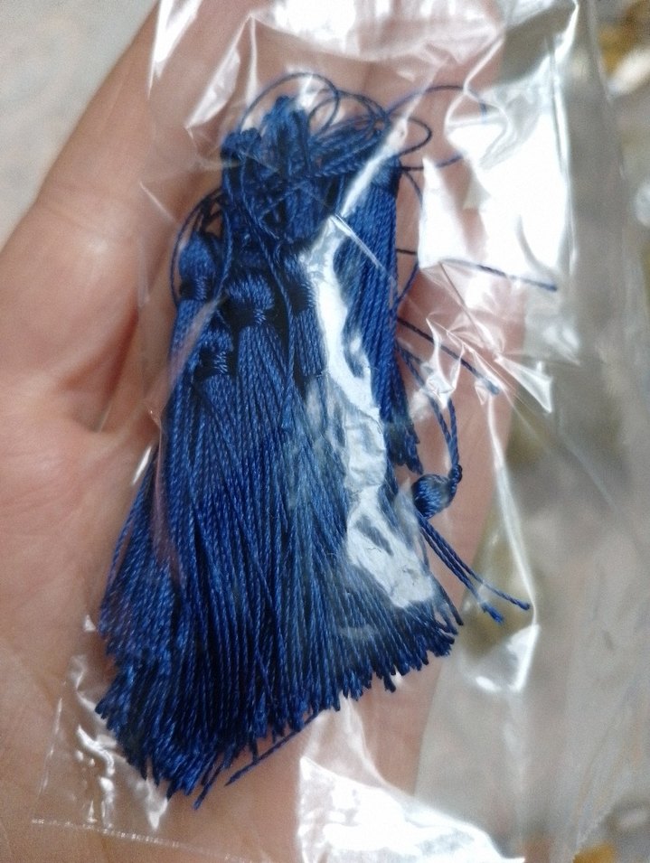 Mavi Bohem Püsküller - Görsel 3