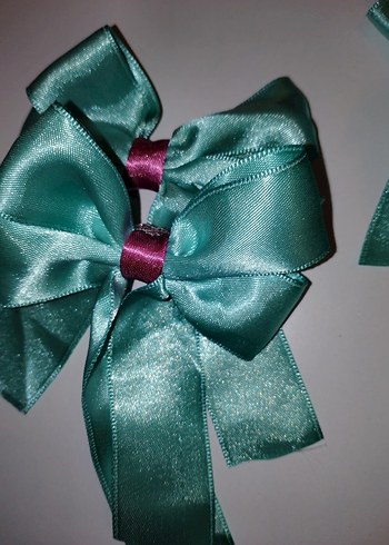 Bohem Tarzında Gri Fiyonk Saç Tokaları - Görsel 3