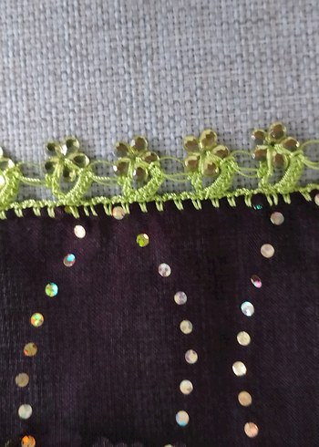 taşlı cehizlik tülbent - Görsel 7