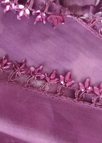 taşlı cehizlik tülbent - Görsel 4