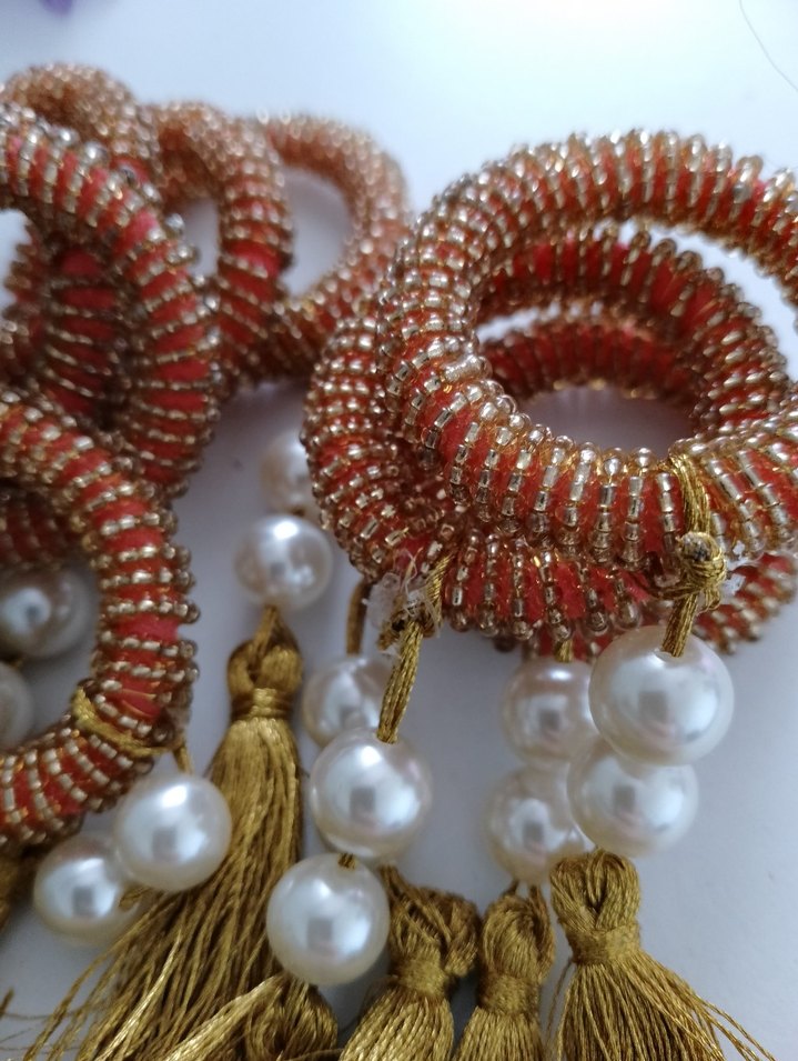 Gold taşlı islenmiş,peçete yüzüğü - Görsel 5