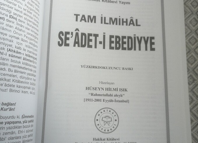  Beden Renk Tam İlmihal / Sadeti Ebediyye