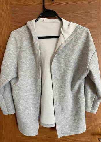 Zara Gri Rahat Kesim Kadın Ceket
