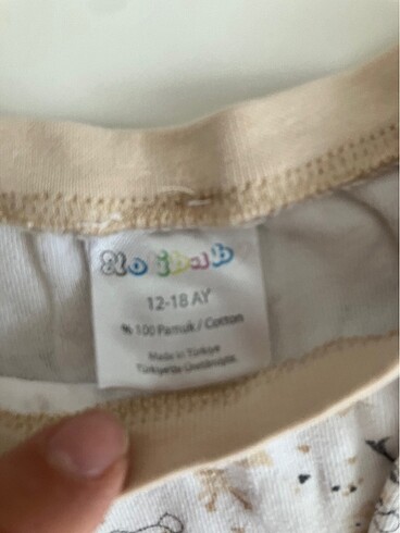 12-18 Ay Beden Takım pijama