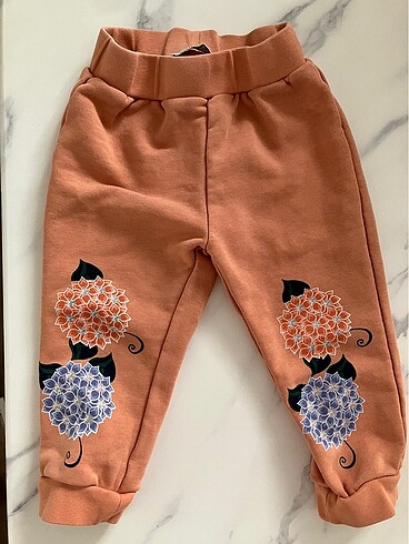 1,5 Yaş Beden pembe Renk Kız bebek takım