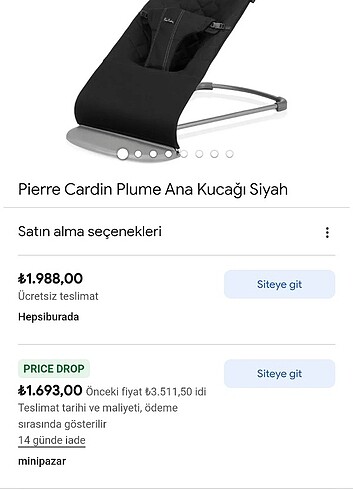 Pierre Cardin plume ana kucağı siyah sıfır 