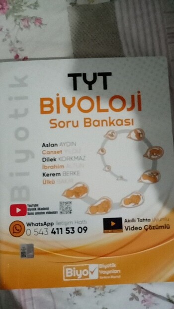 Tut Biyoloji Soru Bankası 