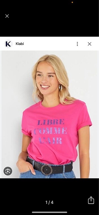 Kıabi pembe t-shırt