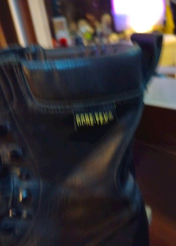 Siyah Deri GORE-TEX® Tokalı Erkek Bot - Görsel 5