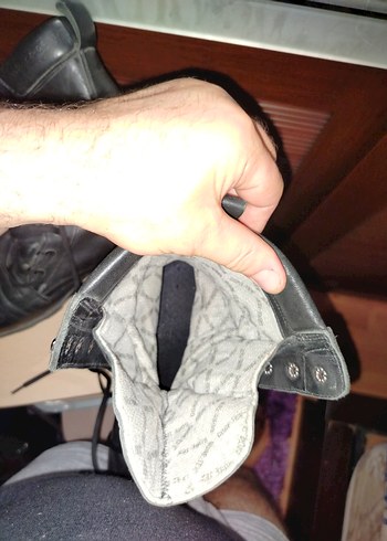 Siyah Deri GORE-TEX® Tokalı Erkek Bot - Görsel 3