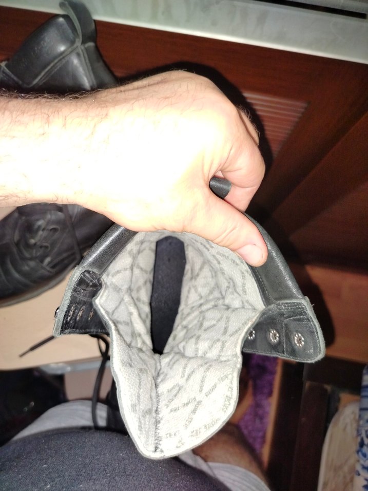 Siyah Deri GORE-TEX® Tokalı Erkek Bot - Görsel 3