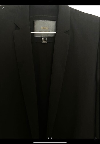 m Beden siyah Renk Mango blazer ceket