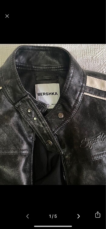 Bershka deri ceket