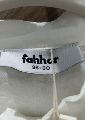 FAHHAR Uzun Beyaz Nakışlı Bohem Kadın Elbise - Görsel 3