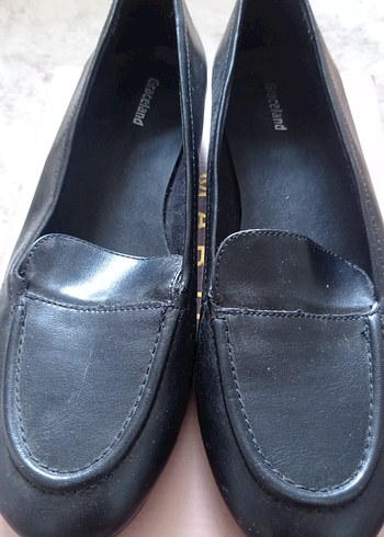 40 Beden siyah Renk Siyah Tokalı Kadın ayakkabı Loafer ithal ürün