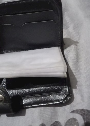 Siyah Deri Erkek Cüzdanı - Görsel 2