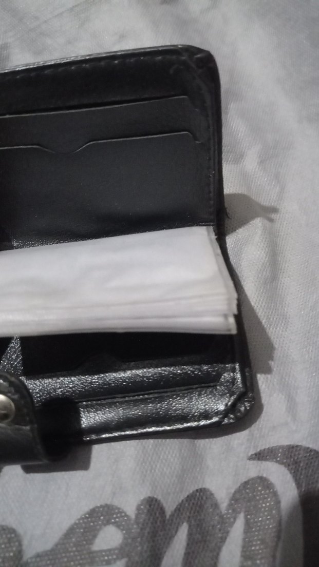 Siyah Deri Erkek Cüzdanı - Görsel 2