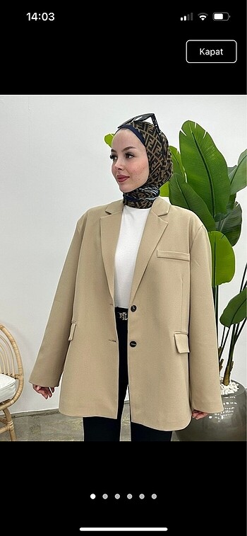 Blazer ceket