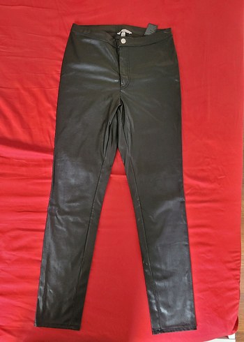 H&M Deri Pantolon