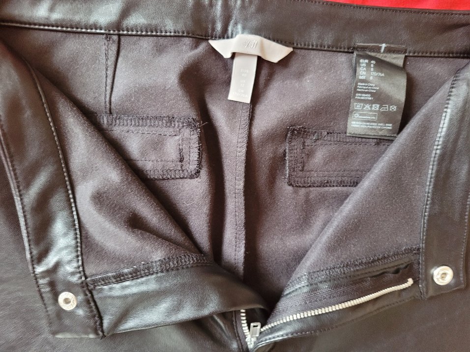 H&M Deri Pantolon — görsel 3/8