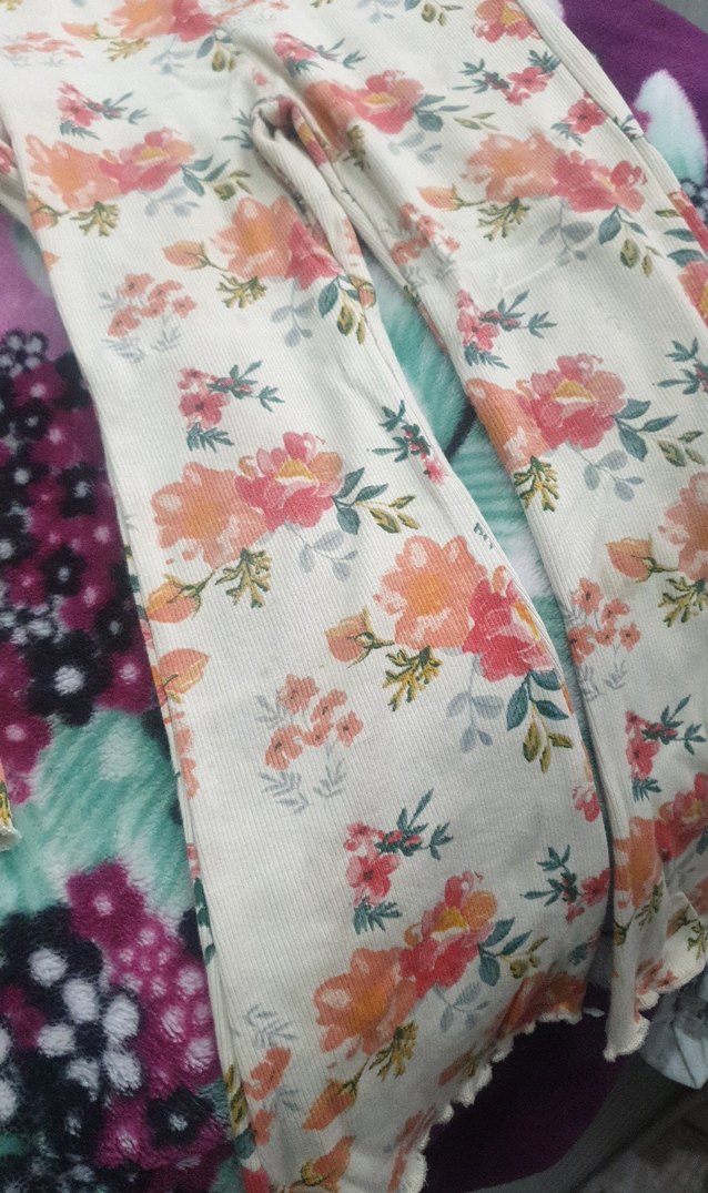 Çiçek Desenli Rahat  kız çocuk takım - Görsel 2