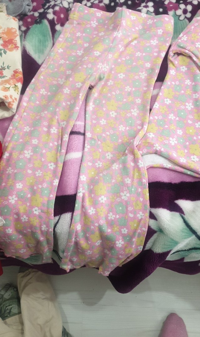 Kız Çocuk Pembe Çiçekli Takımı - Görsel 2