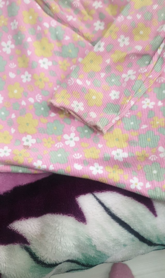 Kız Çocuk Pembe Çiçekli Takımı - Görsel 5