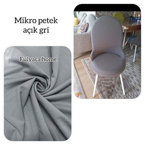  Beden Mikro petek kumaş sandalye kılıfı