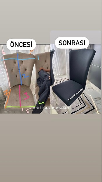 Mikro kumaş Sandalye kılıfı