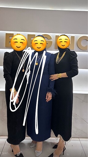 40 Beden Çınar özkan abiye elbise 40 beden