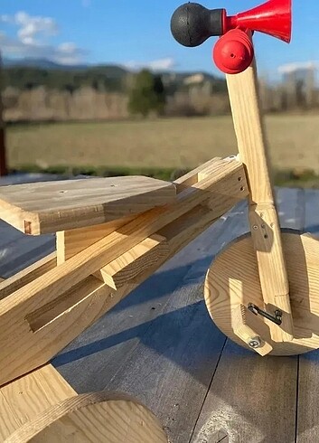 Beden Renk ahşap pedallı çocuk bisikleti