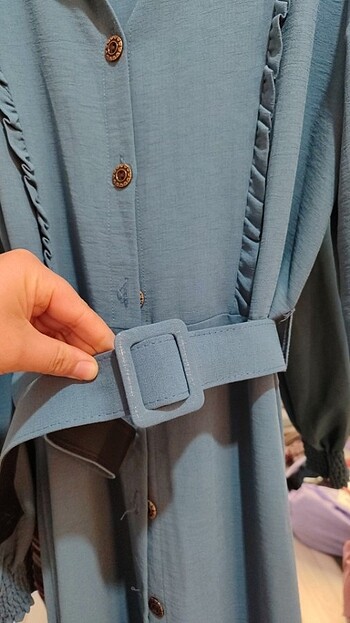 44 Beden Kadın tunik Yeni rengi Indigo mavi