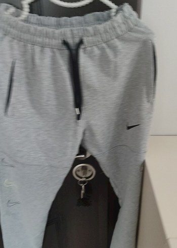 m Beden Gri Nike Fermuarlı Erkek Eşofman Altı