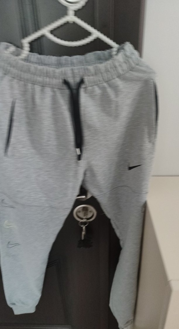 Gri Nike Fermuarlı Erkek Eşofman Altı - Görsel 3