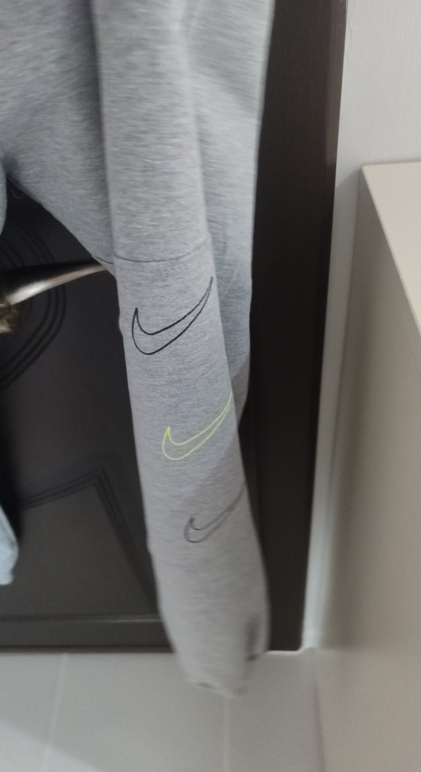 Gri Nike Fermuarlı Erkek Eşofman Altı - Görsel 5