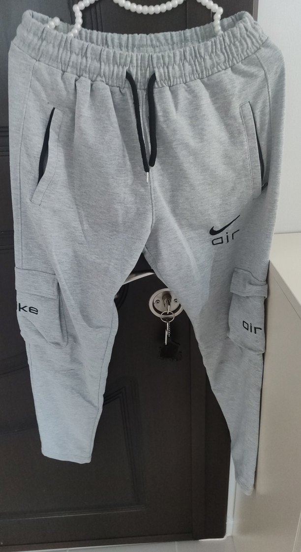 Gri Erkek Kısa Outdoor Eşofman Altı - Görsel 3