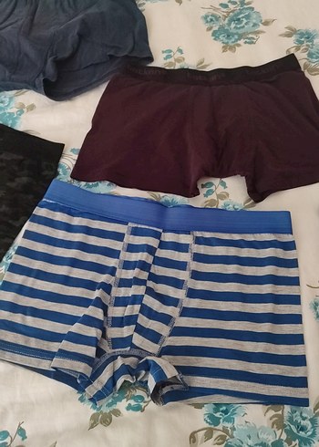 Standart Beden Beden Çocuk Çok Renkli Boxer Seti