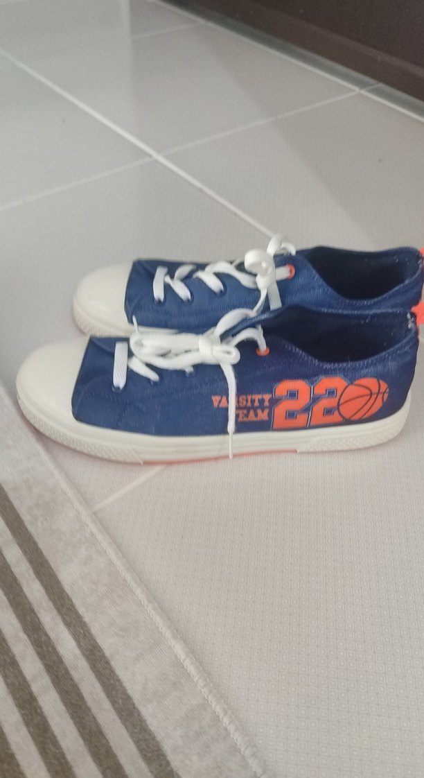 Erkek Çocuk Mavi Renkli Spor Ayakkabı - Görsel 4