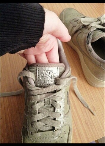 37,5 Beden Air force 1 haki yesil