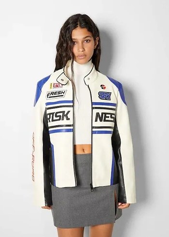 Bershka motorcu ceket