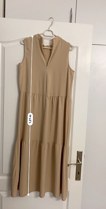 Trendyol & Milla Krem midi elbise