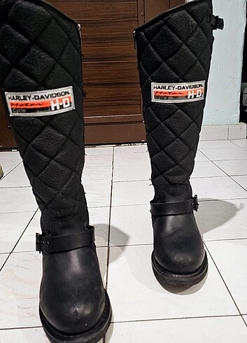 38 Beden Harley Davidson Kadın Çizme 38 numara