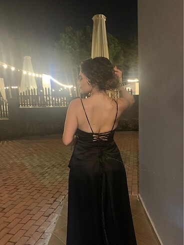 Siyah abiye elbise - Görsel 5