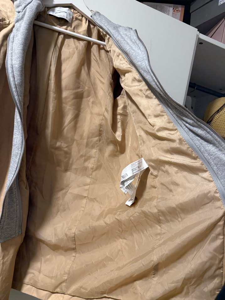 Bej Midi Kapüşon Detaylı Trençkot - Görsel 4