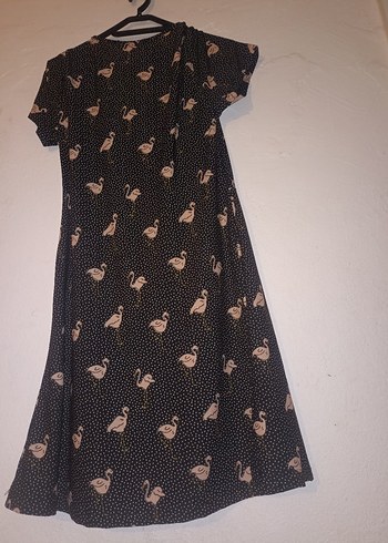 Düğmeli Siyah Baskılı Hamile Bluzu - Görsel 2