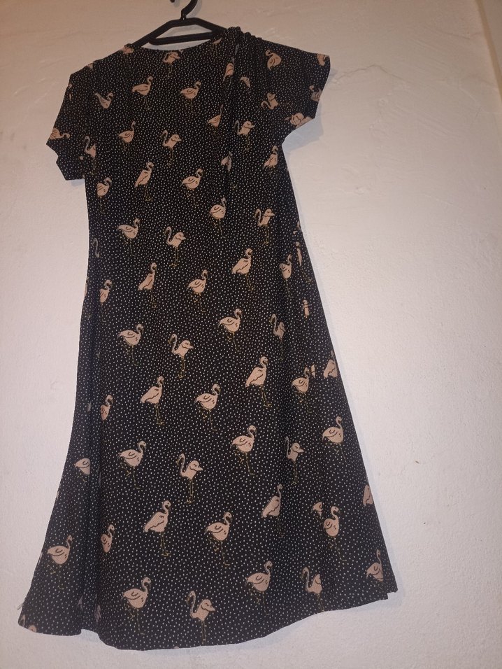 Düğmeli Siyah Baskılı Hamile Bluzu - Görsel 2