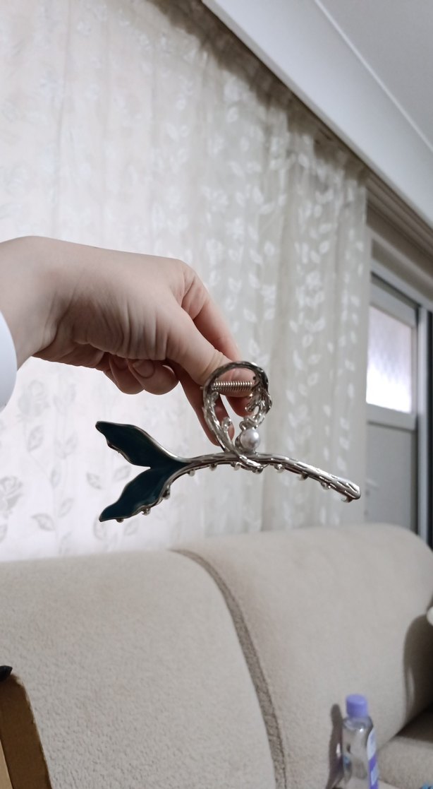 Mavi Fiyonk Detaylı Avant-Garde Metal Toka - Görsel 2