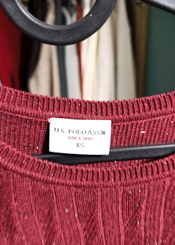 Bordo Uzun Kollu Triko Kadın Kazak - Görsel 2