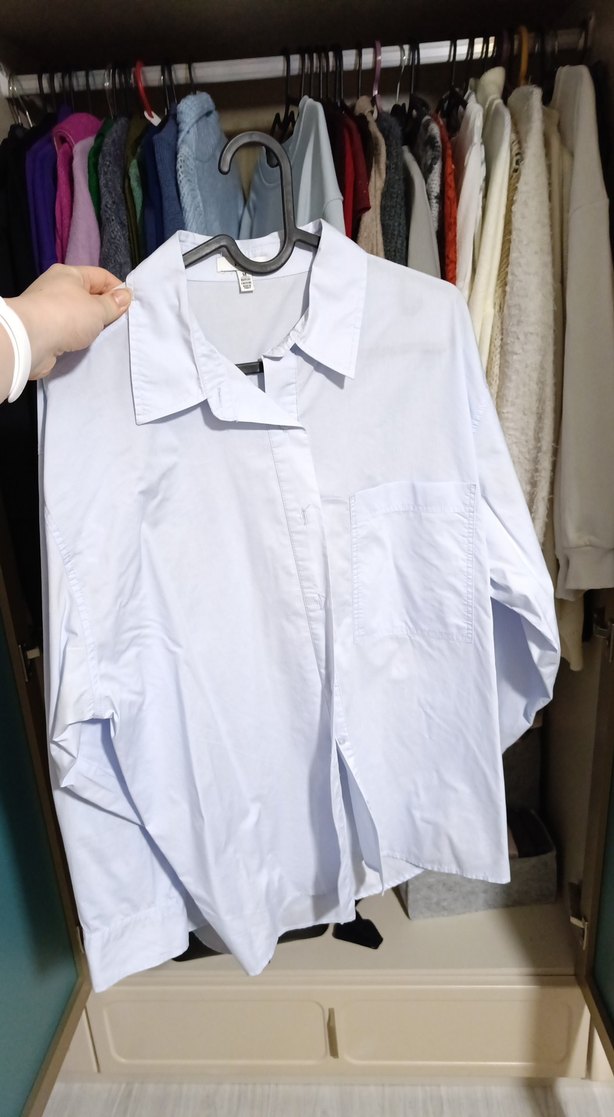 acik mavi Düğmeli Kadın Gömlek - Görsel 2